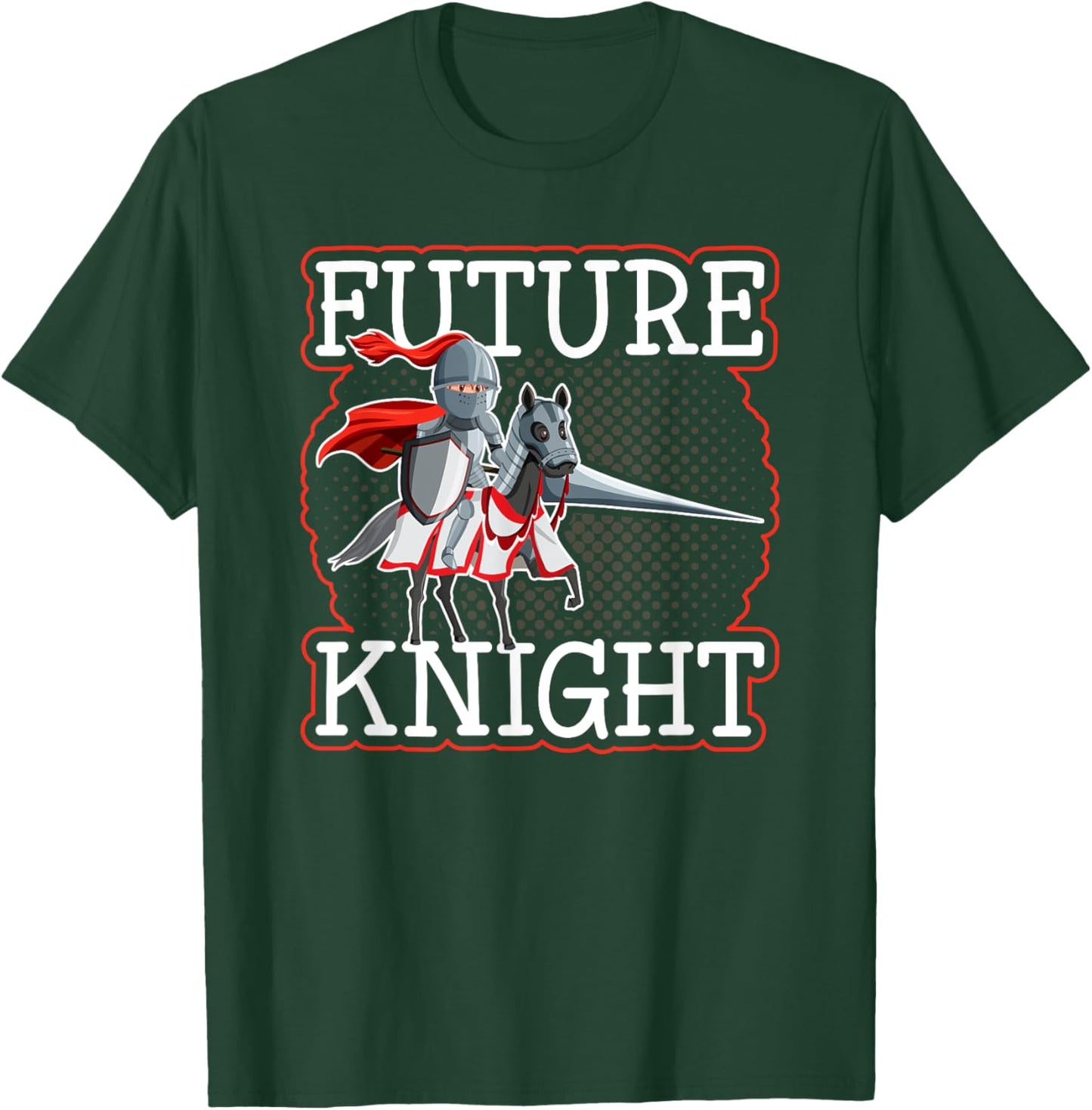 Medieval Renaissance Festival, Future Knight Kids Ren Faire T-Shirt - T-Shirt | Forest