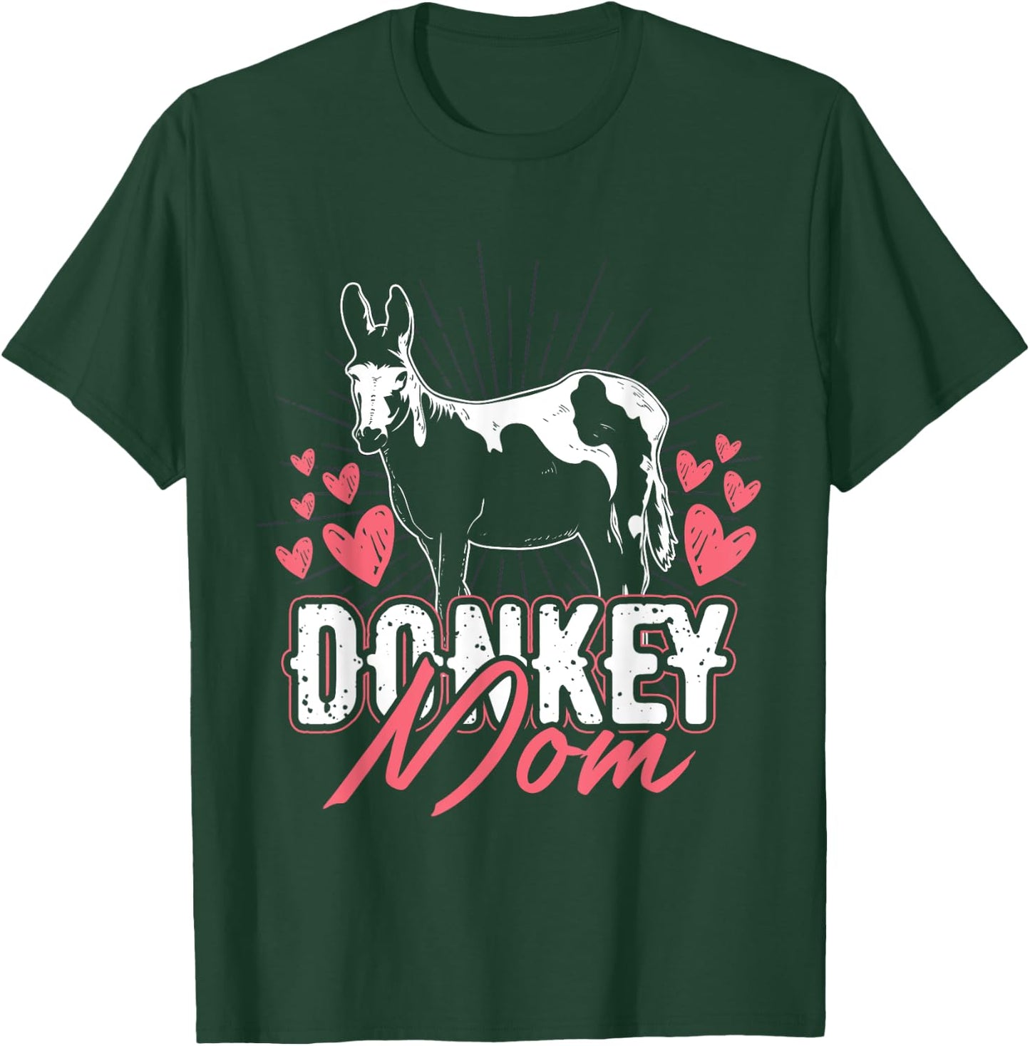 Mothers Day Farm Animal Mom Parent Women Girls Gift Donkey T-Shirt - T-Shirt | Forest