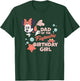 Disney Minnie Mouse Mermaid Dad of The Birthday Girl T-Shirt - T-Shirt | Forest