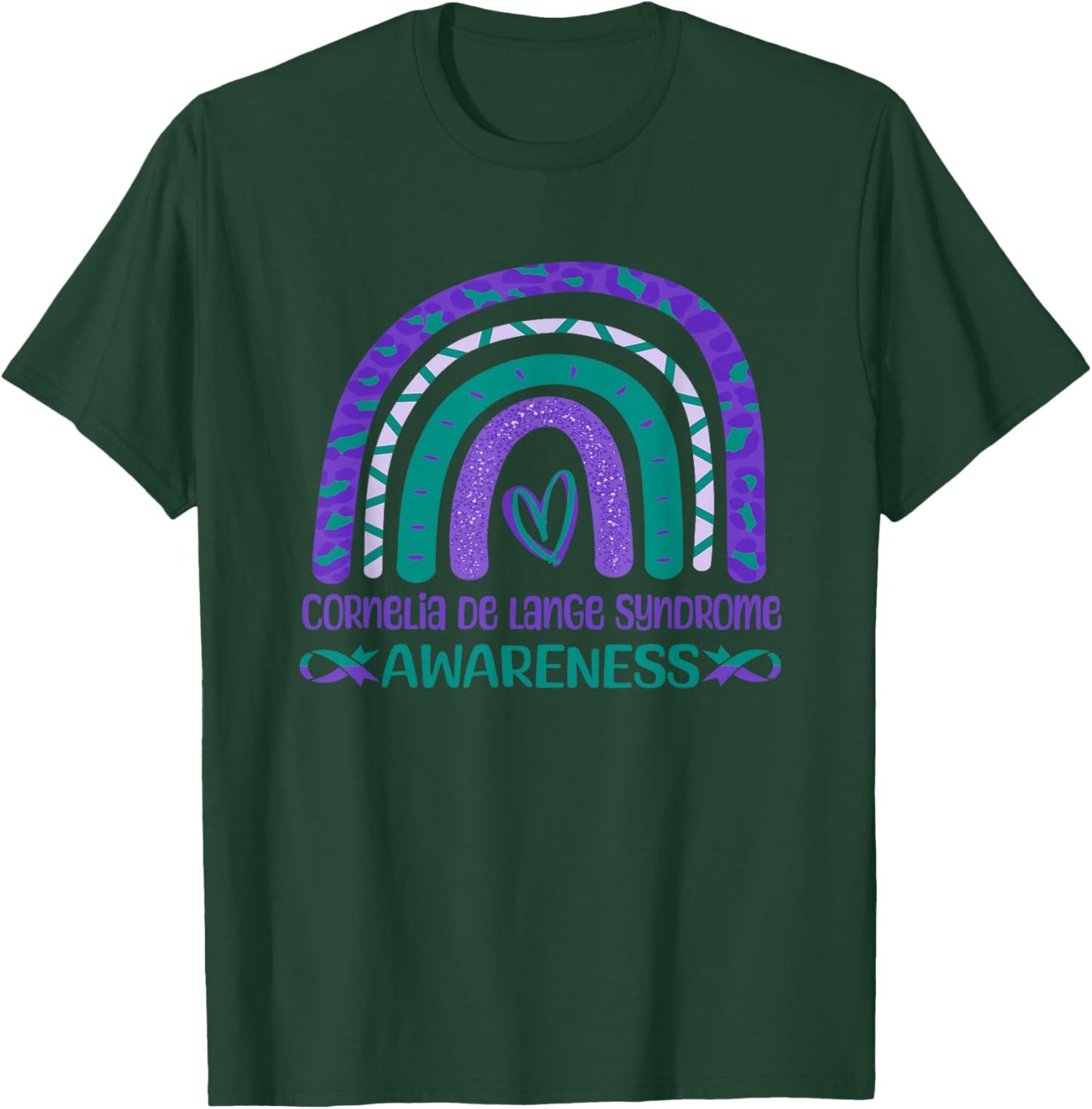 Cornelia De Lange Syndrome Awareness T-Shirt - T-Shirt | Forest