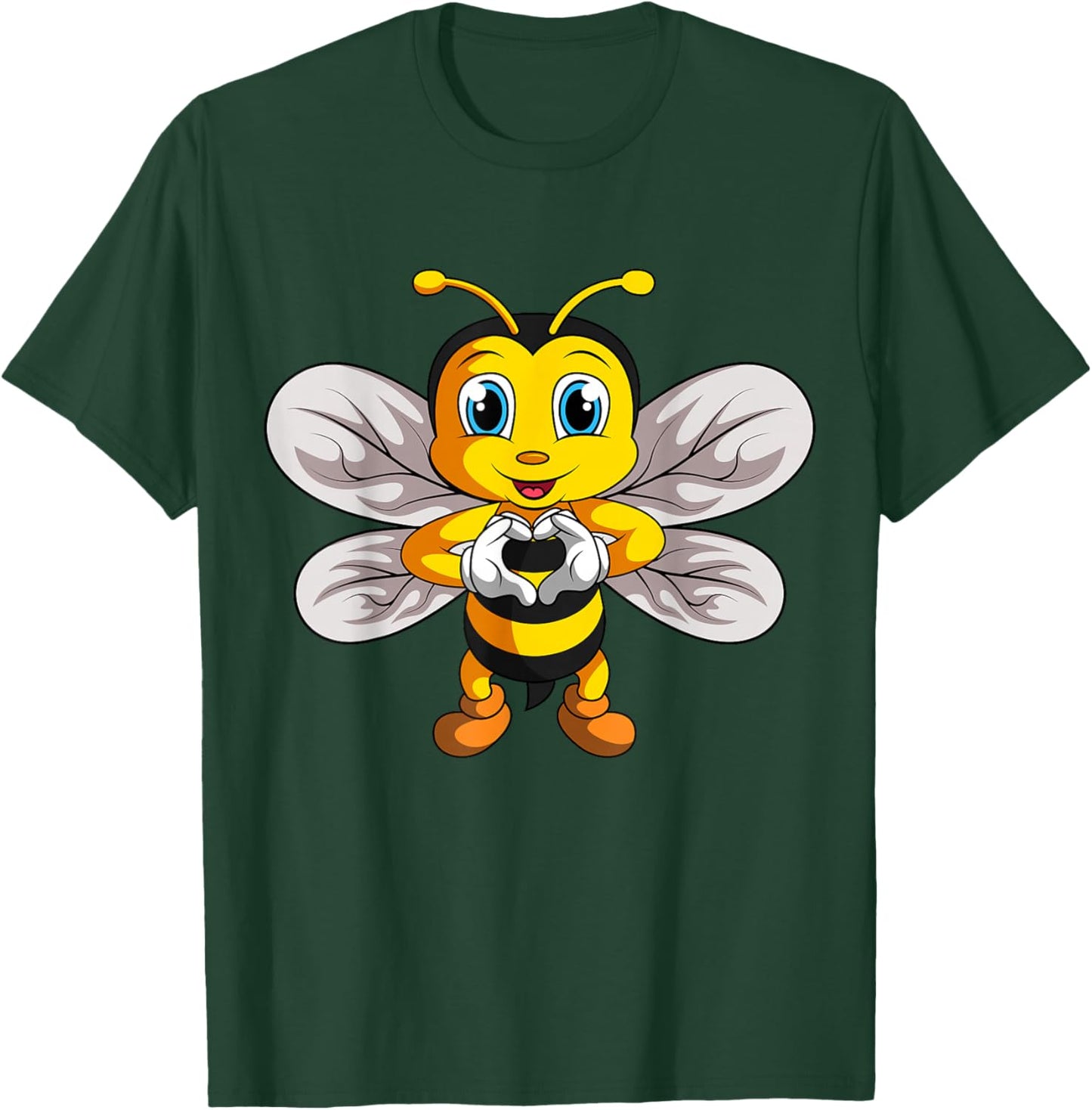 Bienen Kinder Damen Mädchen Biene T-Shirt - T-Shirt | Forest