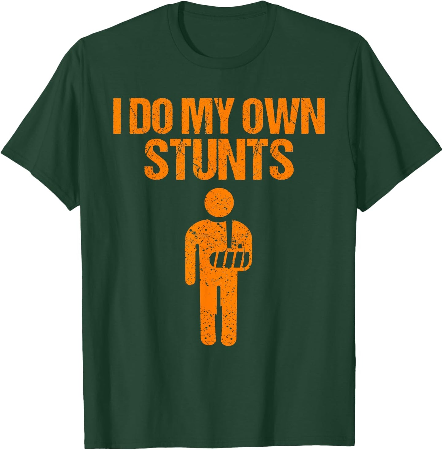 Funny I Do My Own Stunts | Broken Arm Get Well Gift Kids T-Shirt - T-Shirt | Forest