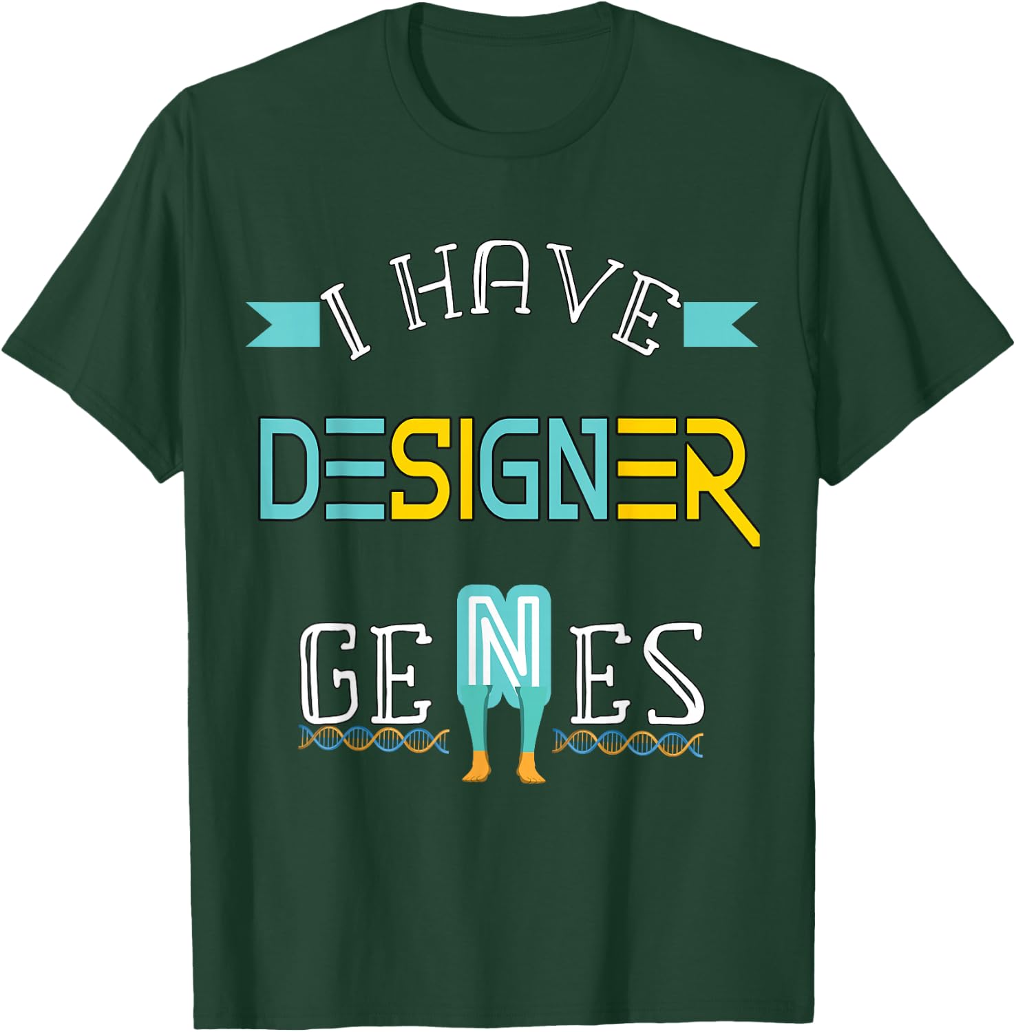 Down Syndrome Gift Teens Teenage Girls Boys DS Awareness T-Shirt - T-Shirt | Forest