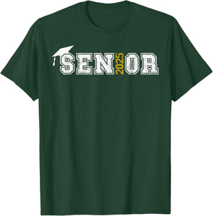 Senior Class of 2025 Graduation Graduate School 2025 Vintage T-Shirt - T-Shirt | Forest