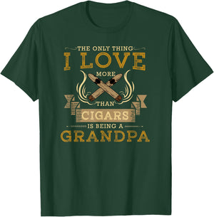 Cigar Grandpa T-Shirt - T-Shirt | Forest