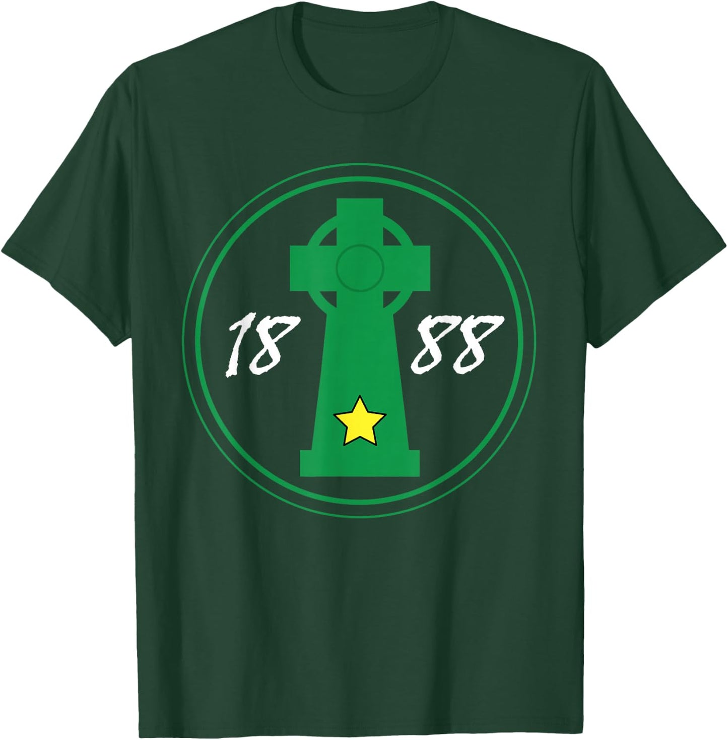 Celtic Cross Irish 1888 Coybig T-Shirt - T-Shirt | Forest