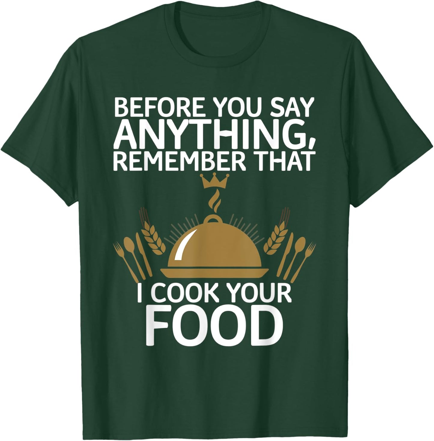 Funny Retro Vintage Chinese Cooking I Cook Your Food T-Shirt - T-Shirt | Forest