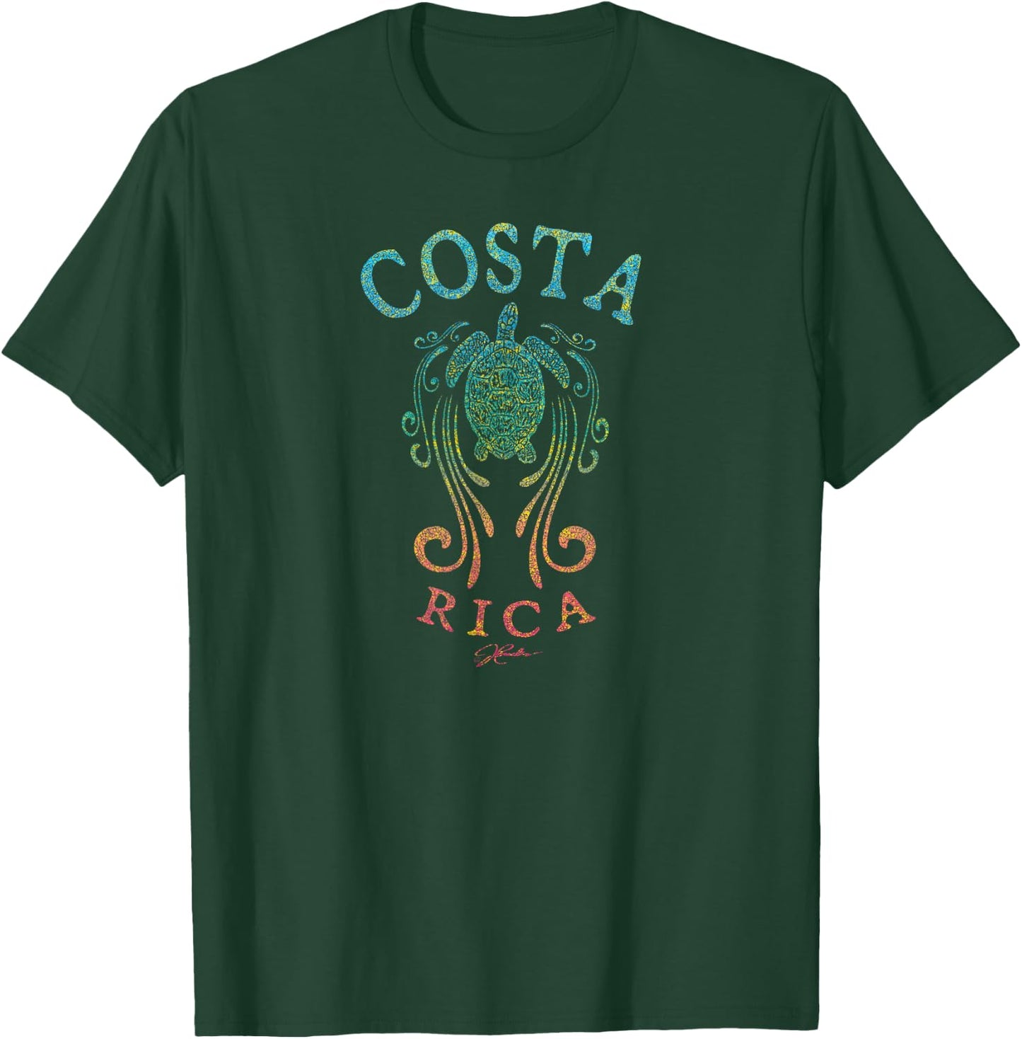 JCombs Costa Rica Sea Turtle T-Shirt - T-Shirt | Forest