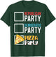 Funny Republican Party Democratic Party Pizza Party T-Shirt - T-Shirt | Forest