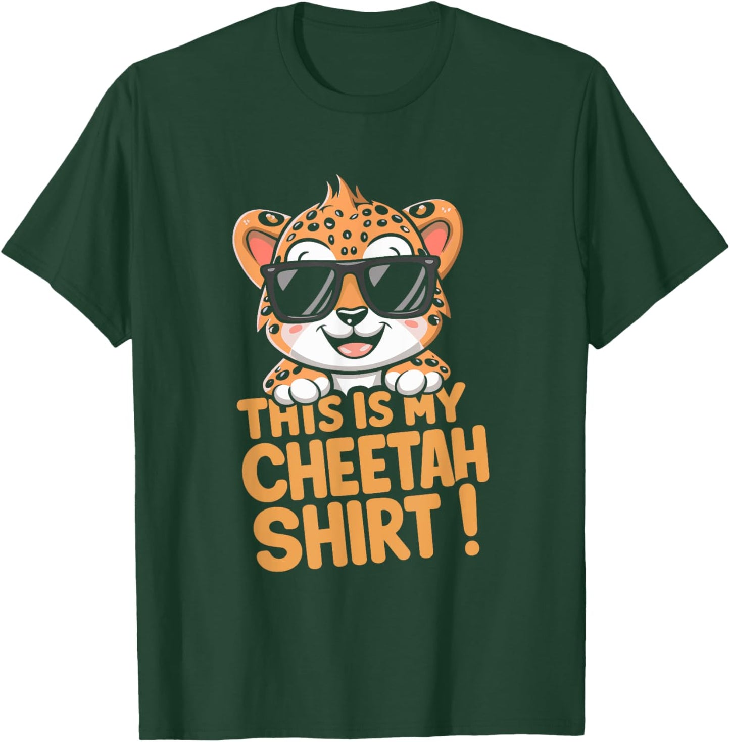 Cheetah Kids Cheetah Lover This Is My Cheetah T-Shirt - T-Shirt | Forest
