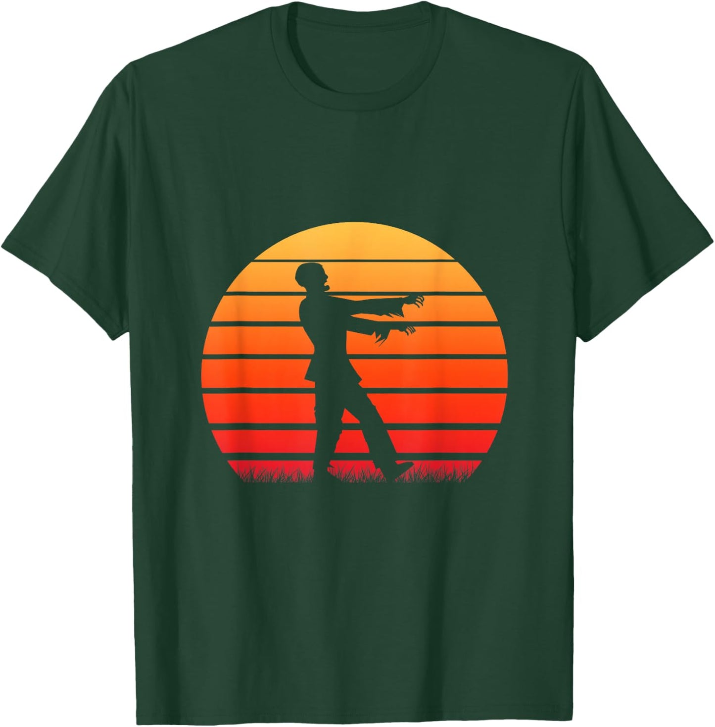 Retro Monster Walk Horror Monster Party T-Shirt - T-Shirt | Forest