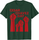 Cesar Chavez Day Women, Raised Fists Red T-Shirt - T-Shirt | Forest