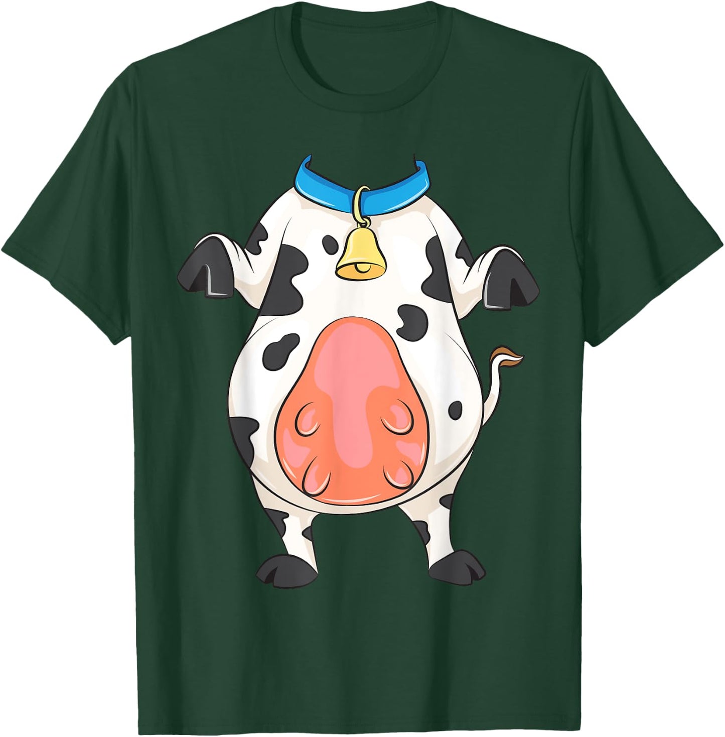 Headless Cow Costume Halloween | Cool Heifer Fan Funny Gift T-Shirt - T-Shirt | Forest