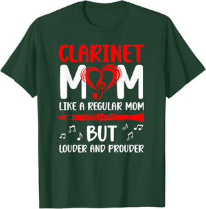 Clarinet Mom Definition Mom of A Clarinet Player Mama T-Shirt - T-Shirt | Forest