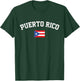 Puerto Rican Tourist Holiday Puerto Rico Flag T-Shirt - T-Shirt | Forest