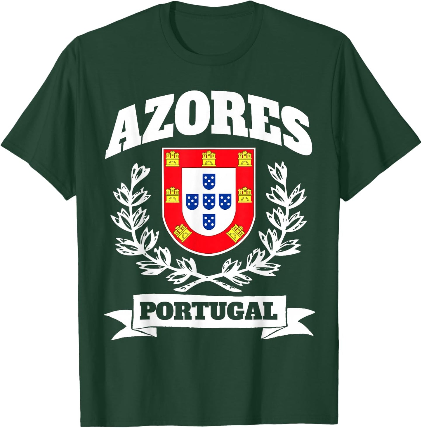 Azores Island Portugal Theme Portuguese Pride T-Shirt - T-Shirt | Forest