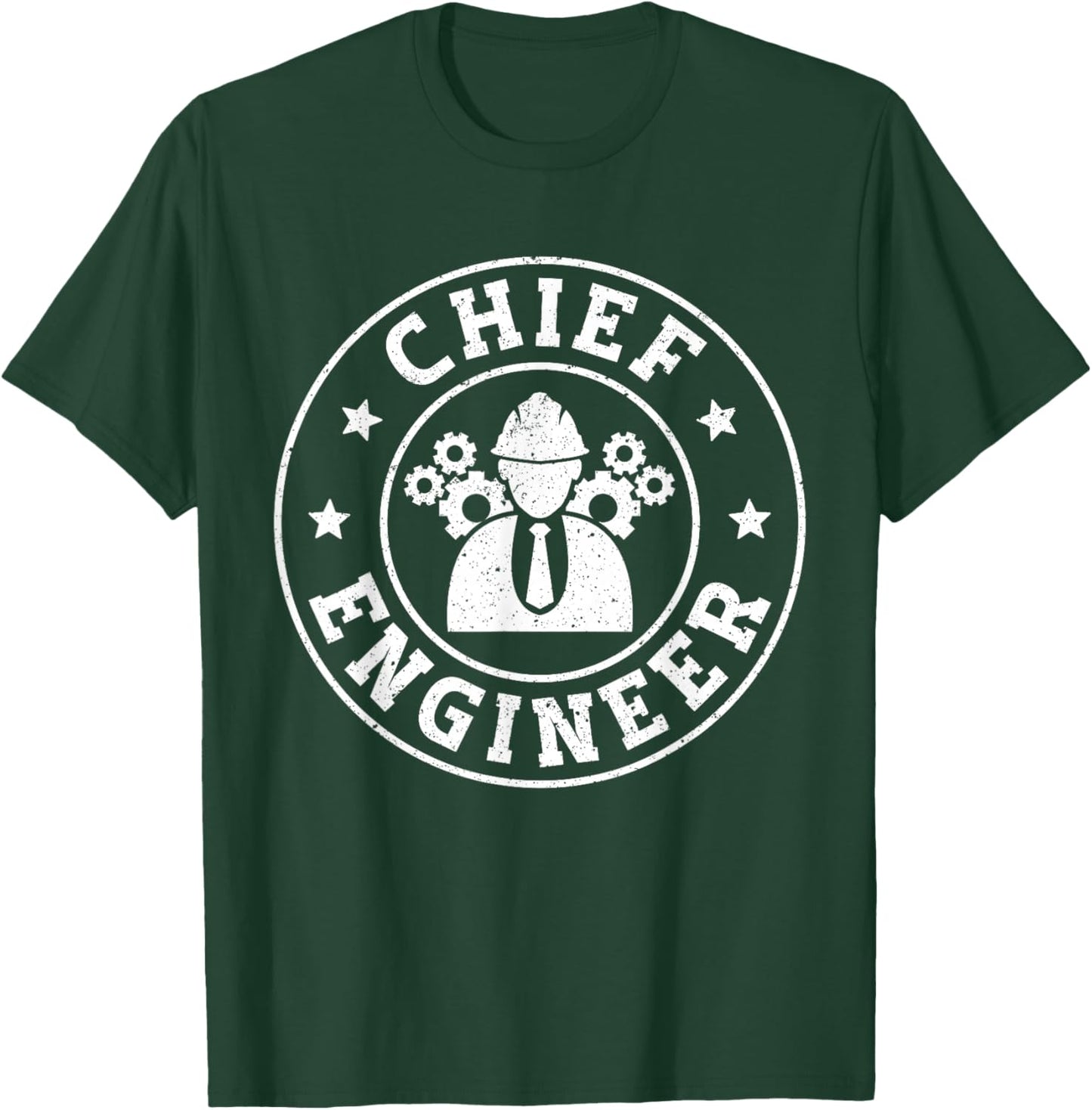 Engineer Chief Engineer T-Shirt - T-Shirt | Forest