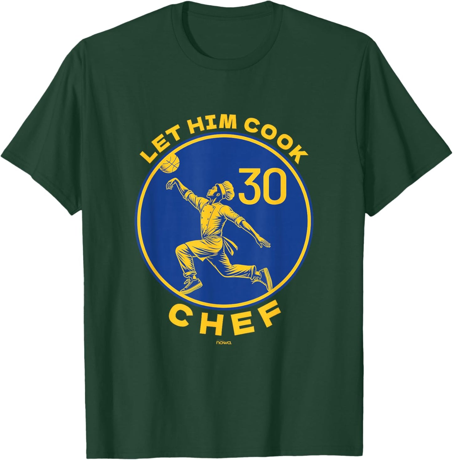 Let the Chef Cook Funny Basketball Court Legend Motivation T-Shirt - T-Shirt | Forest
