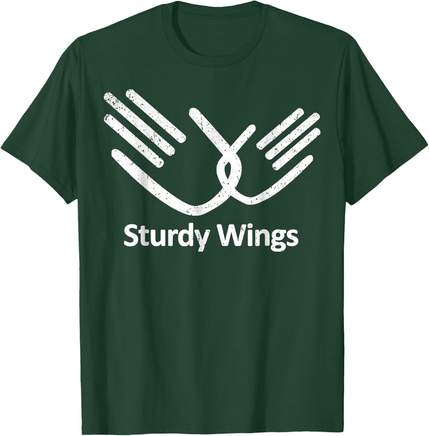 Vintage Sturdy Wings T-Shirt - T-Shirt | Forest