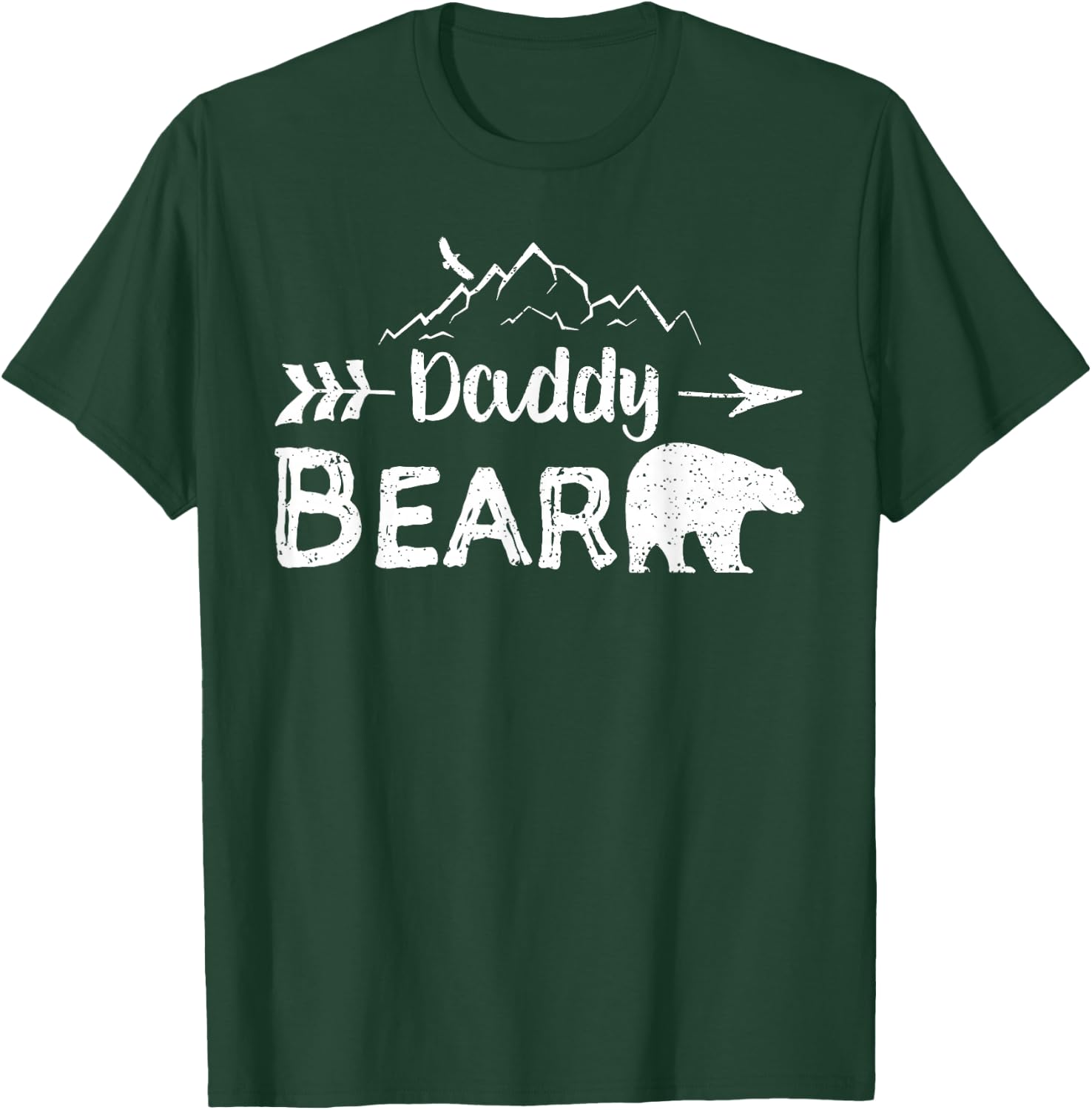 Daddy Bear Shirt Matching Family Mama Papa Bear Camping Gift T-Shirt - T-Shirt | Forest