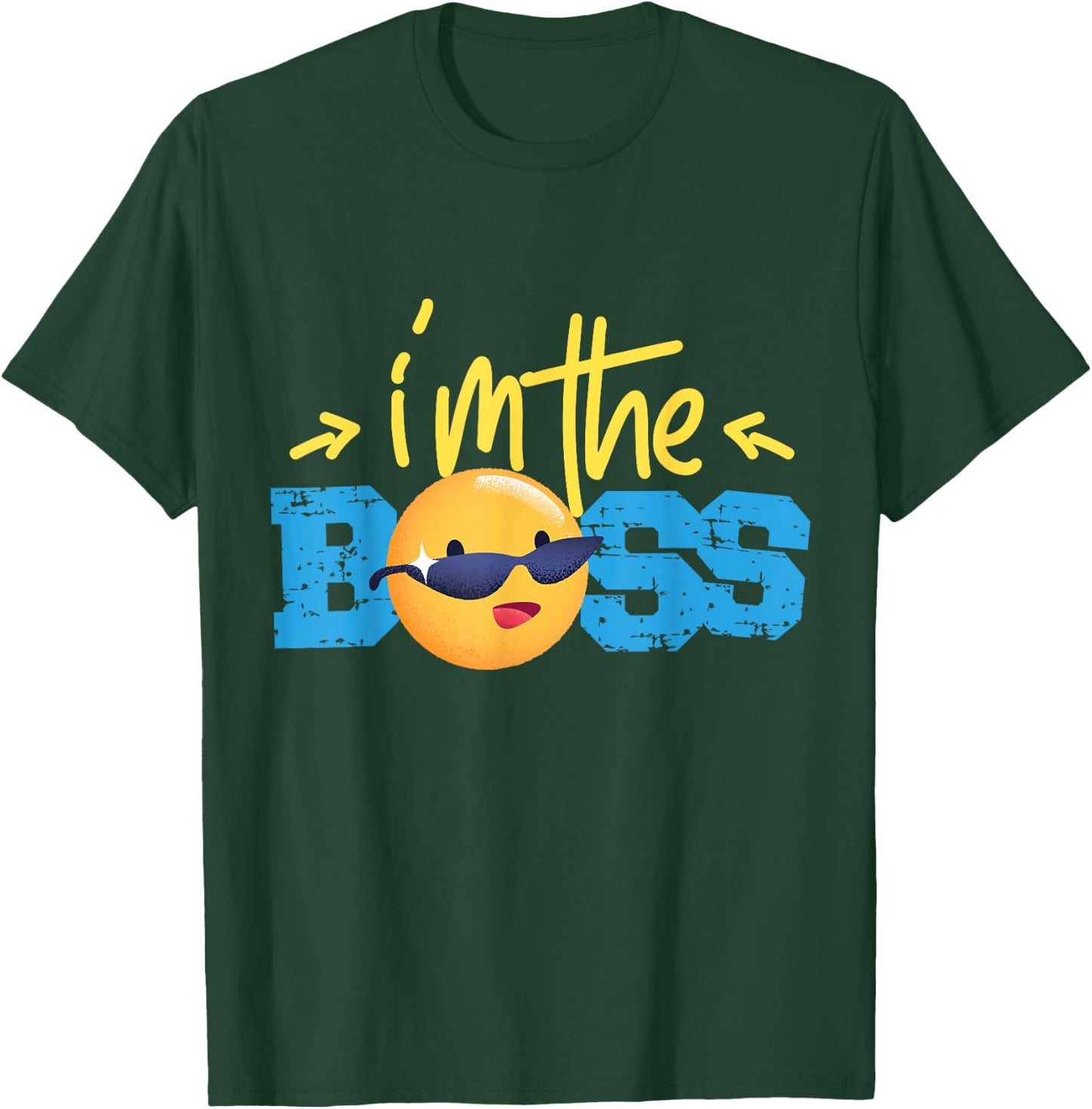 I'm The Boss Sunglasses For Kids T-Shirt - T-Shirt | Forest