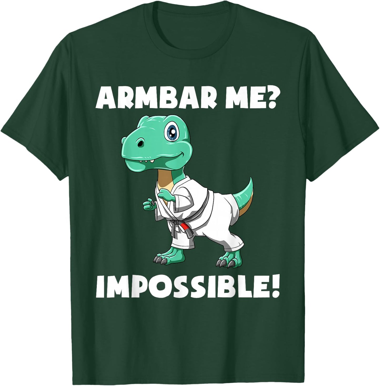 Funny Armbar T-Rex - Brazilian Jiu-Jitsu and BJJ Gift T-Shirt - T-Shirt | Forest
