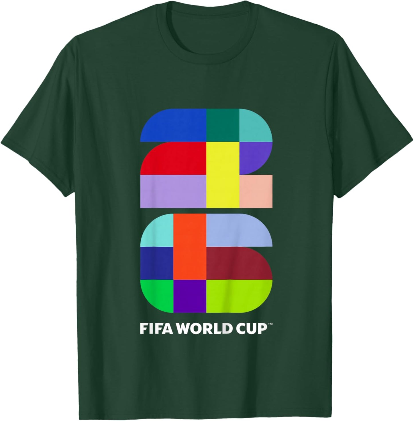 Kids FIFA World CUP26 FIFA Host Country Logo Color T-Shirt - T-Shirt | Forest
