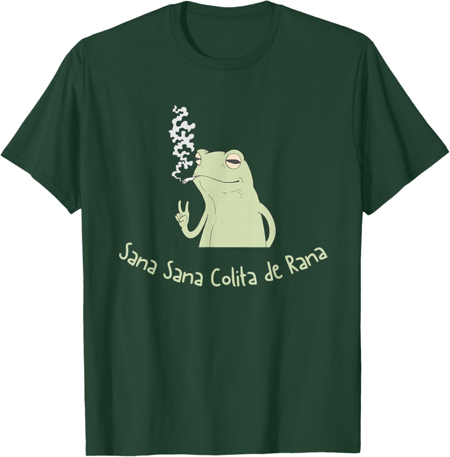 Funny Sana Sana Colita de Rana Frog Chill T-Shirt - T-Shirt | Forest