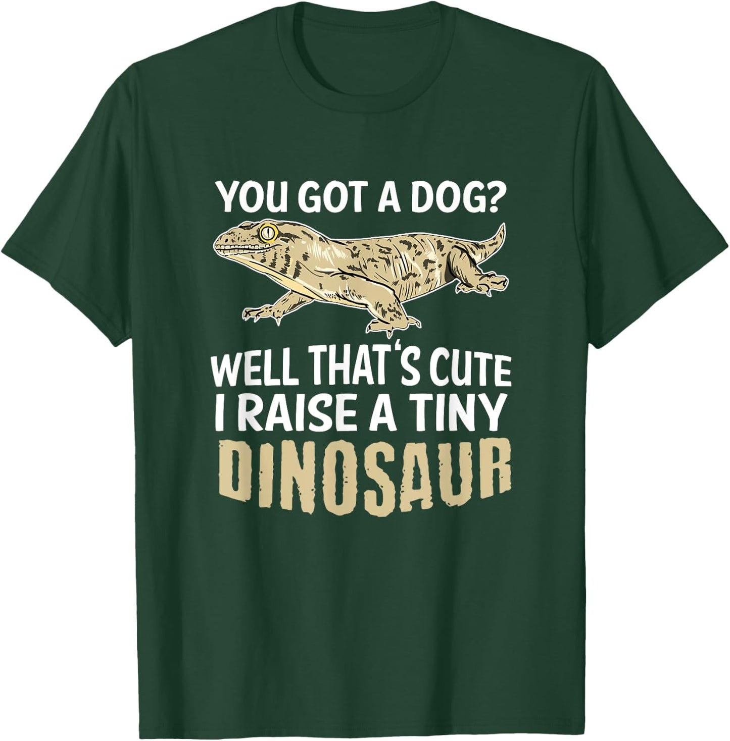 Leachie Gecko New Caledonian Giant Gecko Gift Lizard Reptile T-Shirt - T-Shirt | Forest