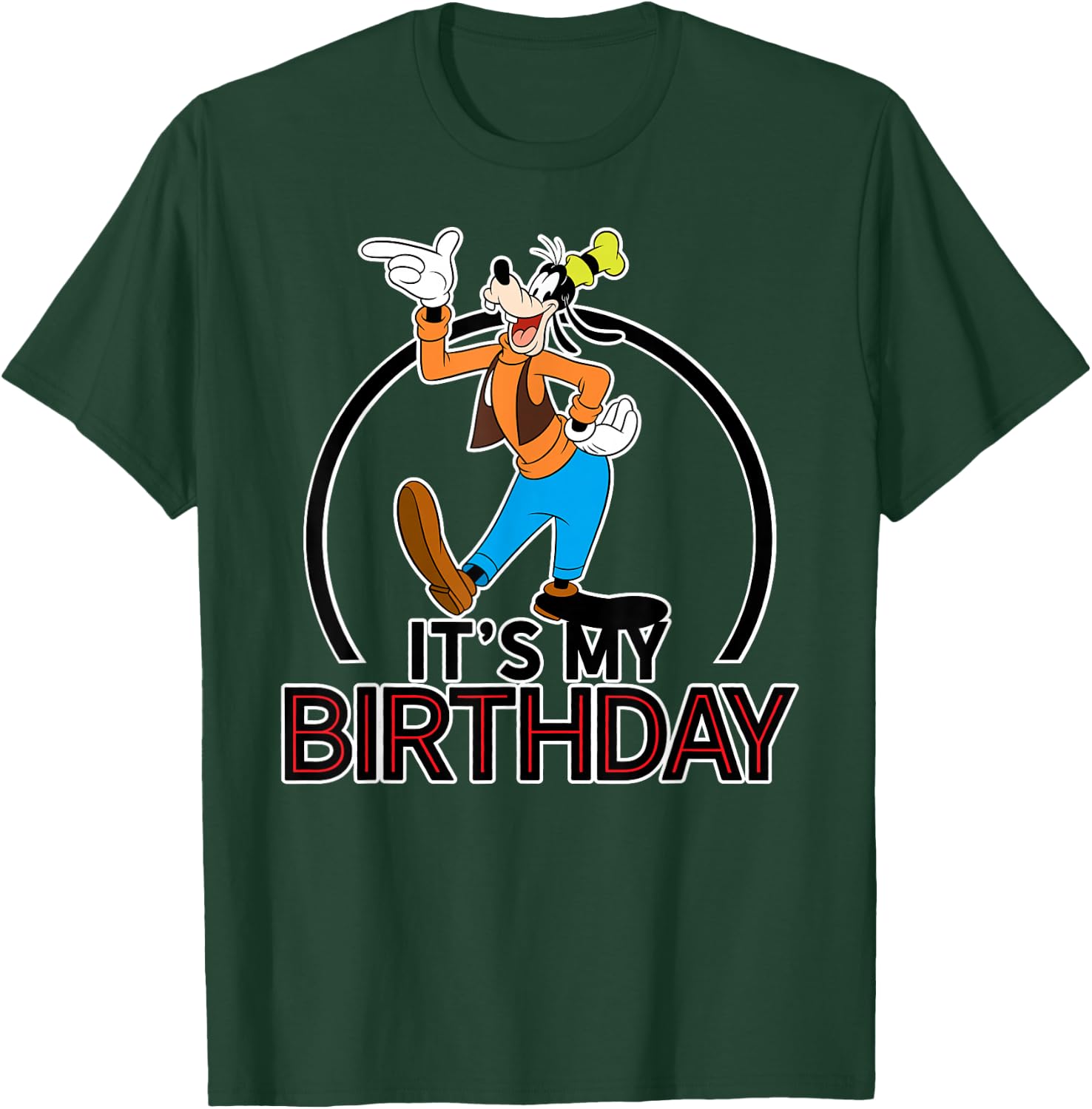 Disney - Goofy Birthday T-Shirt - T-Shirt | Forest