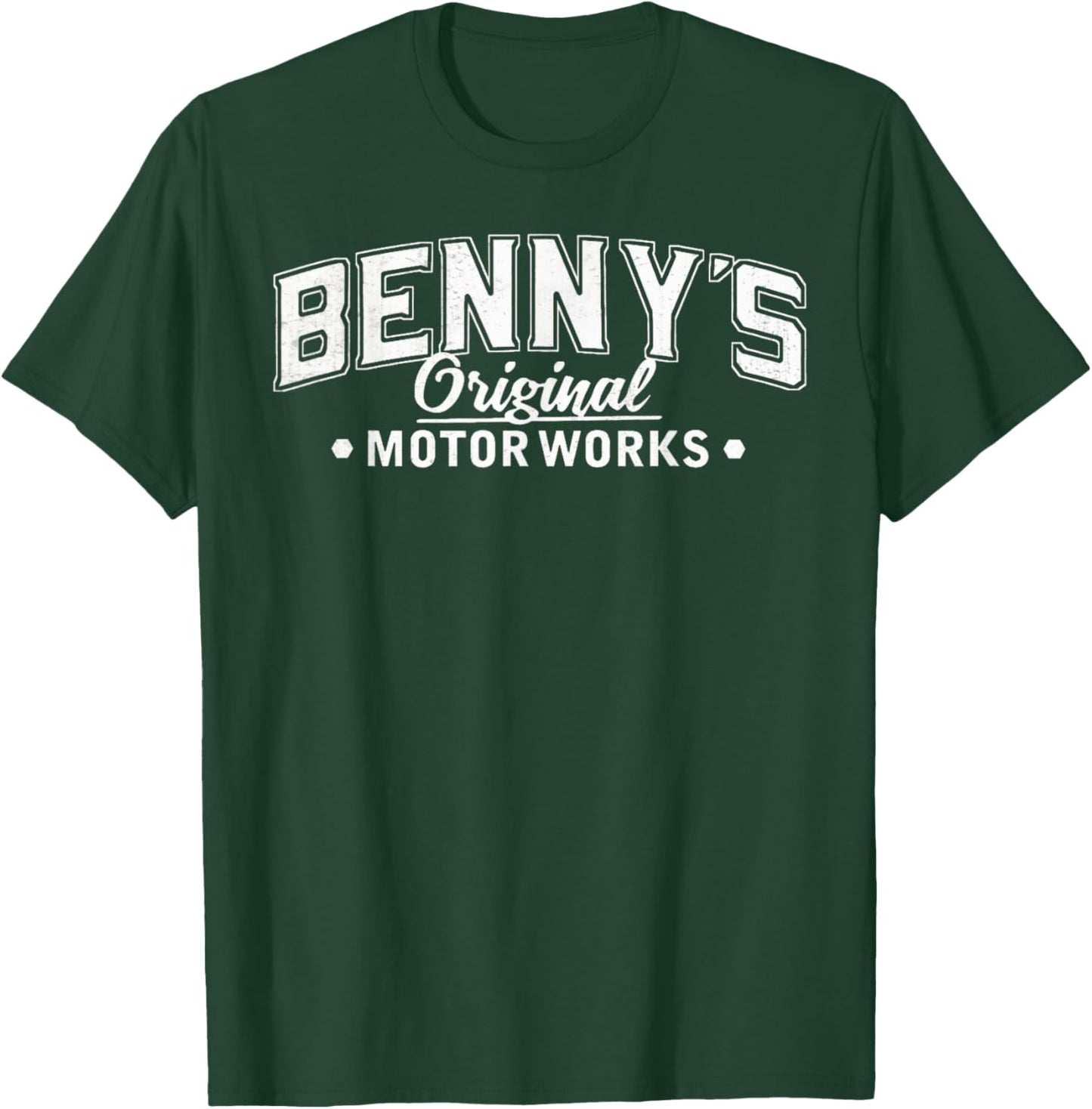 Benny's Motorworks White Original T-Shirt - T-Shirt | Forest