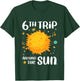 6th Birthday 6th Trip Around The Sun T-Shirt - T-Shirt | Forest