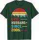 19th Wedding Anniversary Epic Husband Since 2006 T-Shirt - T-Shirt | Forest