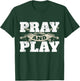 Christian Worship Band Pray & Play Drums Christian Drummer T-Shirt - T-Shirt | Forest
