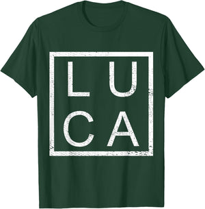 Luca Personalised, Luca Name, Man Luca T-Shirt - T-Shirt | Forest