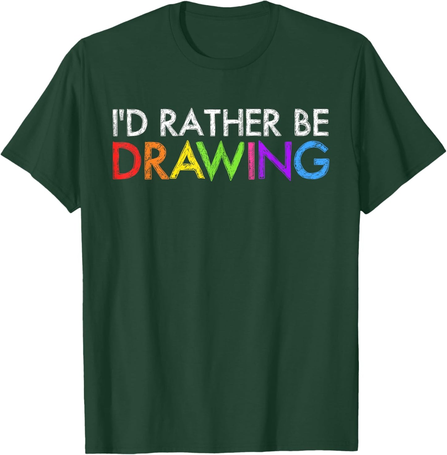 Cool Artist Women Drawing Lovers Painter Art Teacher T-Shirt - T-Shirt | Forest