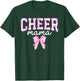 Cheer Mom Of A Cheerleader Mama Coquette Cheerleading Mom T-Shirt - T-Shirt | Forest