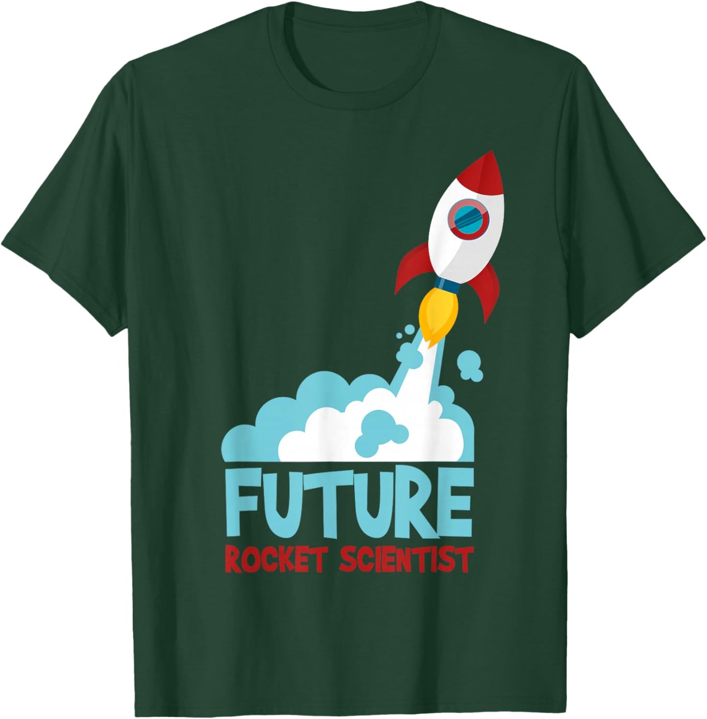 Future Scientist Science Rocket Ship Kids Gift Astronaut T-Shirt - T-Shirt | Forest