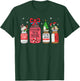 Peppermint Mocha Propofol Christmas Nurse ER ED ICU RN Scrub T-Shirt - T-Shirt | Forest