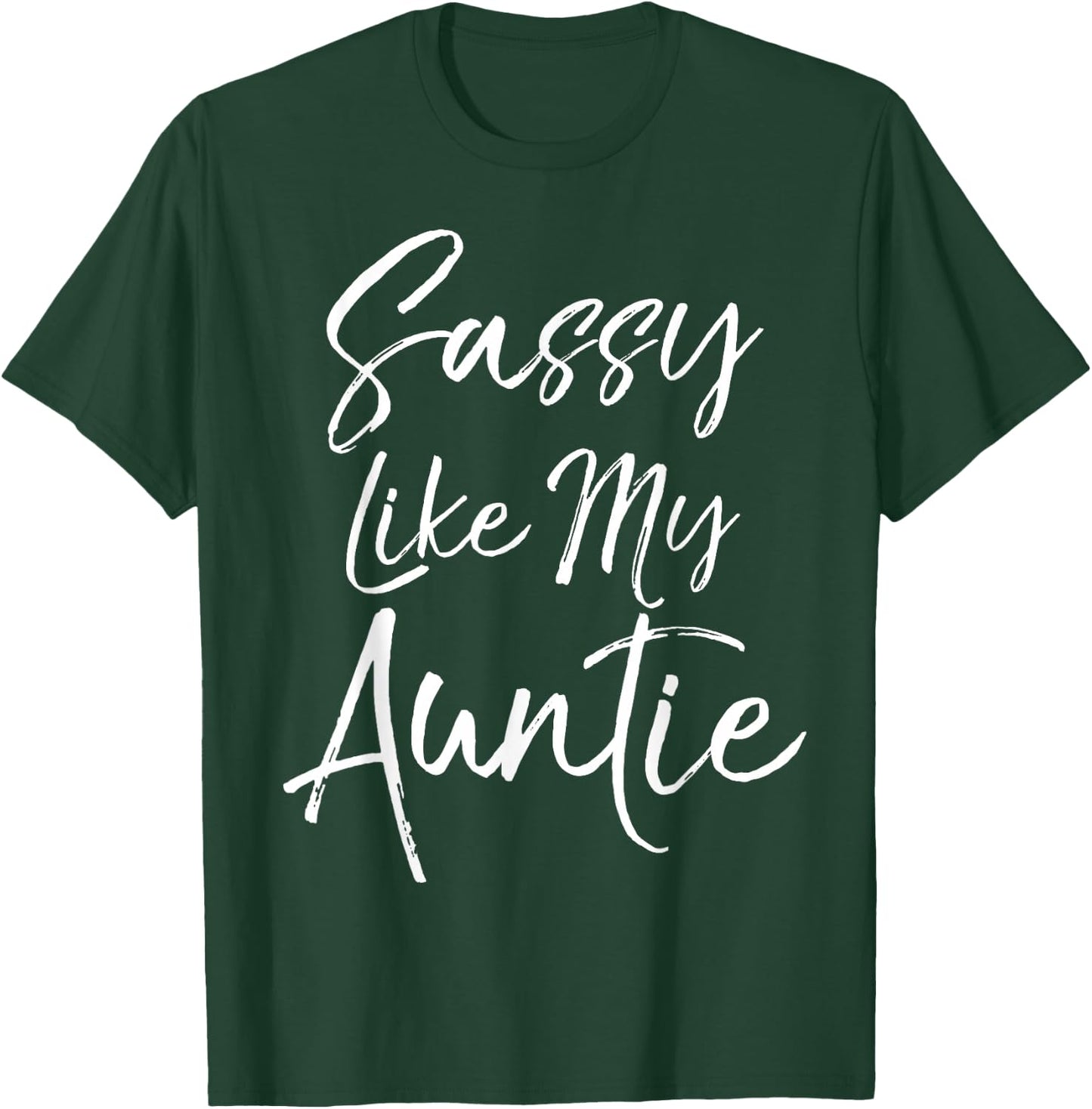 Cute Niece Gift from Aunt Matching Gift Sassy Like My Auntie T-Shirt - T-Shirt | Forest