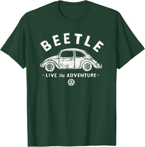 Volkswagen Beetle White Live The Adventure