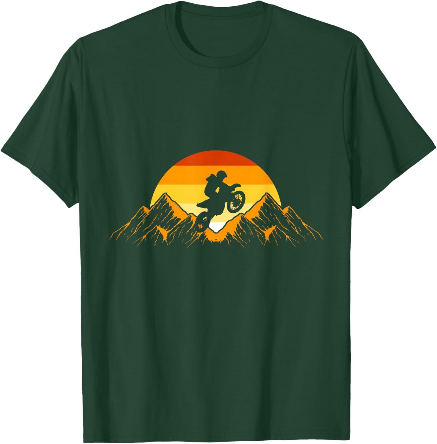 MX Motocross Biker Dirt Bike - Supercross T-Shirt - T-Shirt | Forest