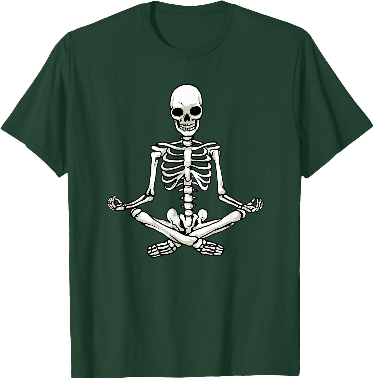 Yoga Skeleton T-Shirt - T-Shirt | Forest