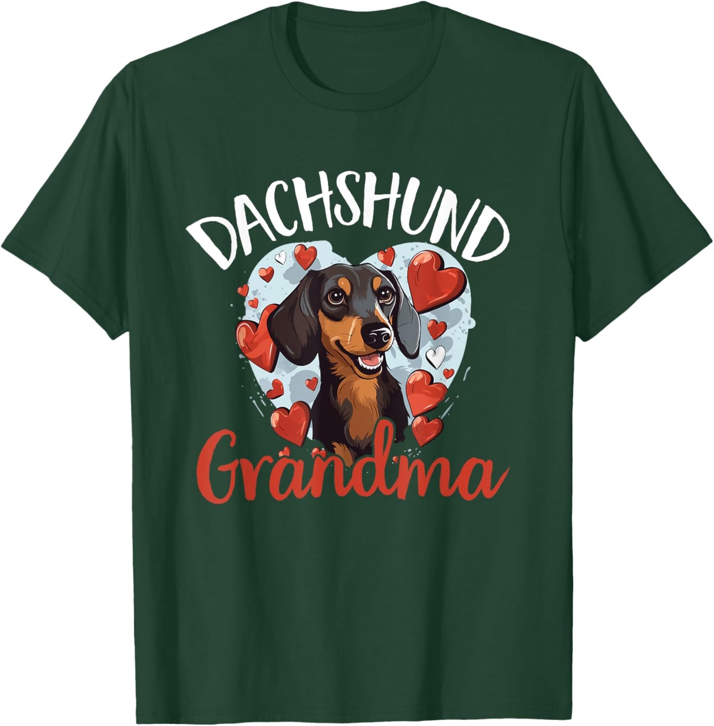 Dachshund wiener sausage dog Dachshund Grandma T-Shirt - T-Shirt | Forest