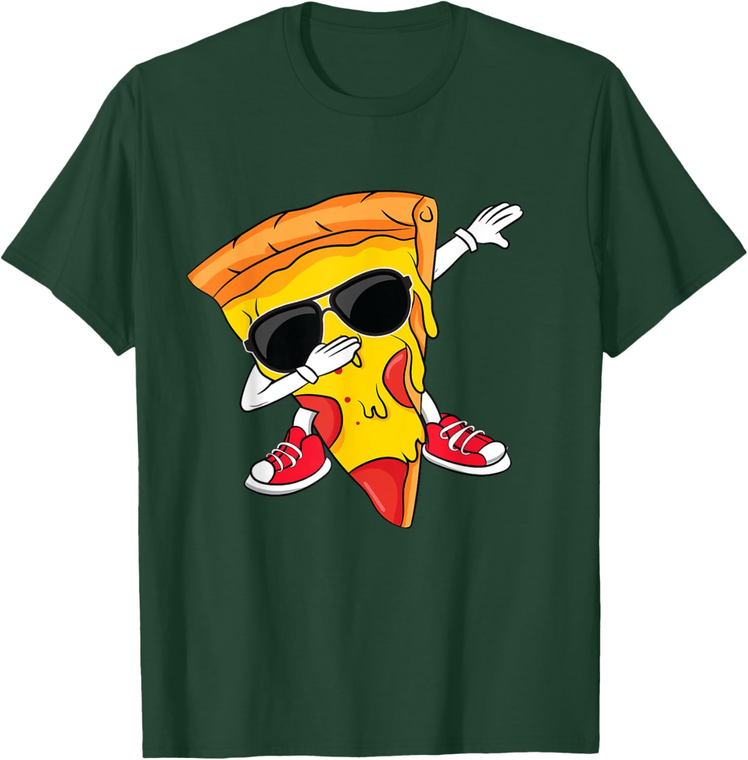Dabbing Pizza Slice Dance Pizza Toddler Boy Dancing Pizza T-Shirt - T-Shirt | Forest