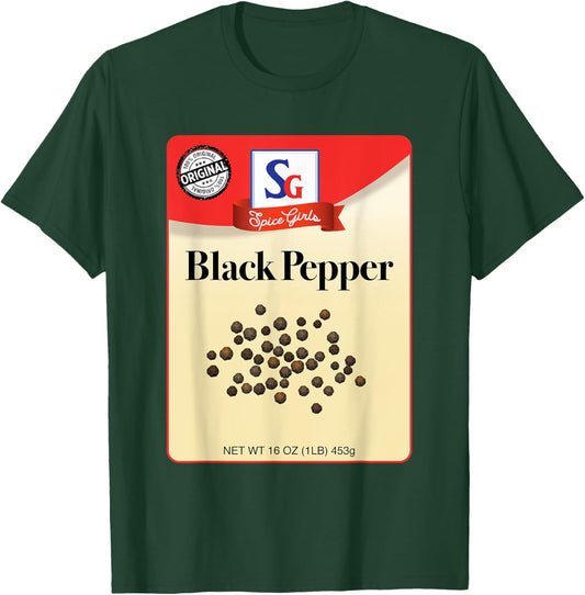 Spice Halloween Costume - Black Pepper - Group, Girls, Women T-Shirt - T-Shirt | Forest