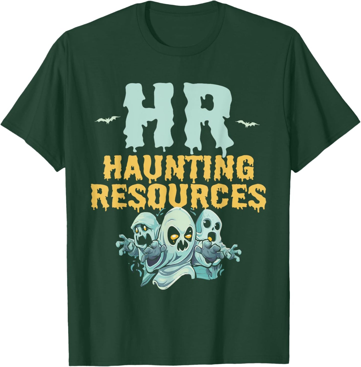 Halloween HR Human Resources Management Officer Funny T-Shirt - T-Shirt | Forest