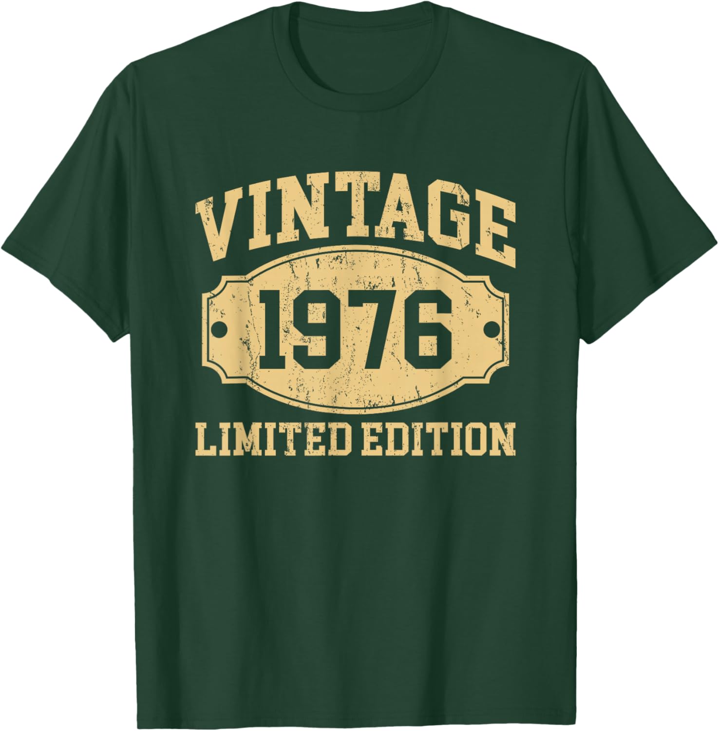 Vintage 1976 Men Women Born In 1976 Birthday Idea Vintage T-Shirt - T-Shirt | Forest