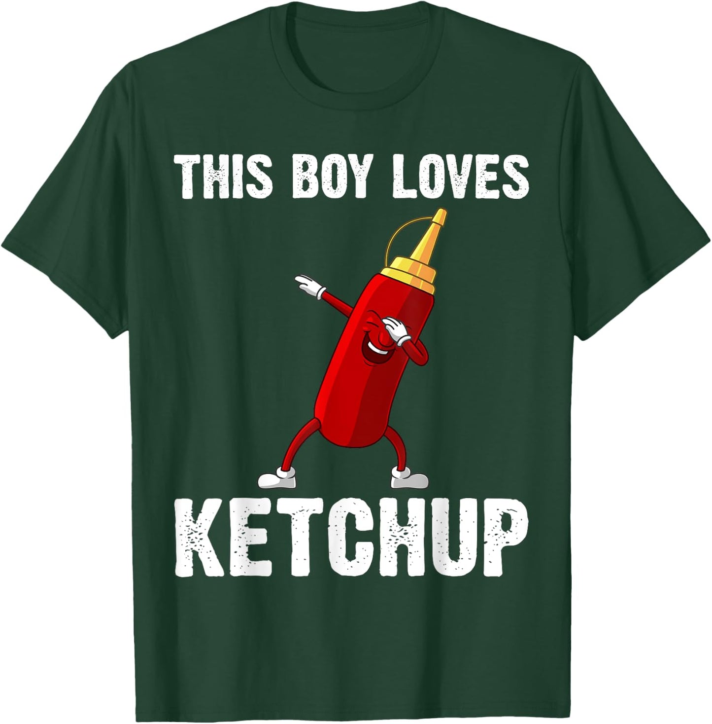 Funny Ketchup Gift Boys Kids Ketchup Merchandise Tomato T-Shirt - T-Shirt | Forest
