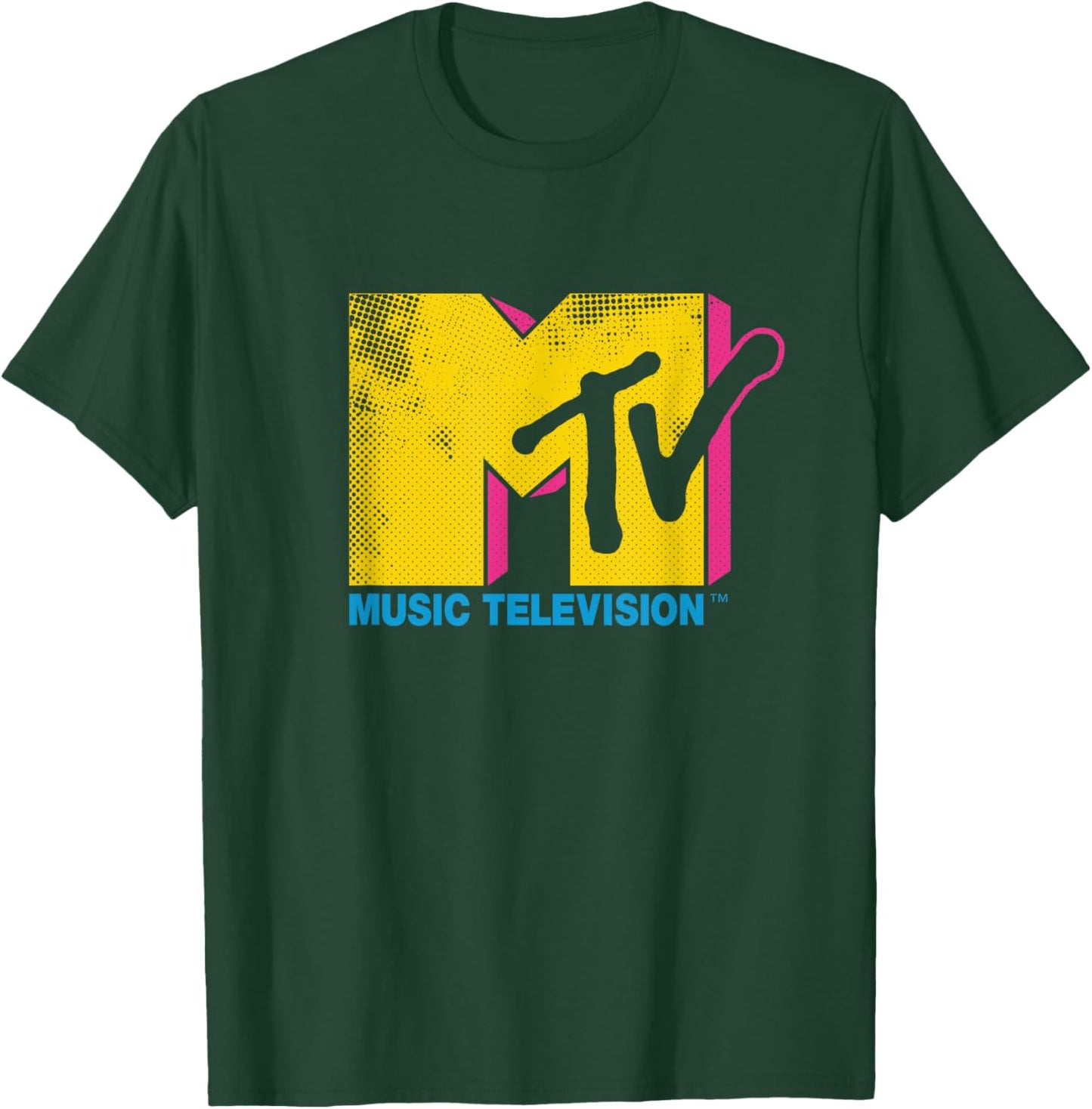 Mademark x MTV - MTV Logo Pop Art Graphic T-Shirt - T-Shirt | Forest